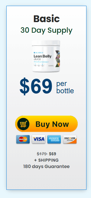 Order Ikaria Lean Belly Juice 1 bottle
